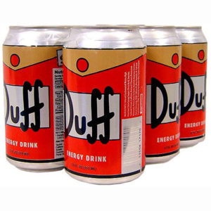 6 Pack Simpsons Duff Energy Drink 6 Pack