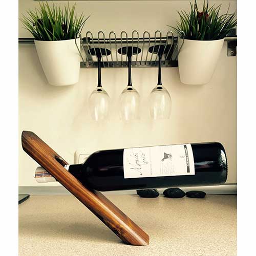 Floating Balancing Wine Bottle Holder