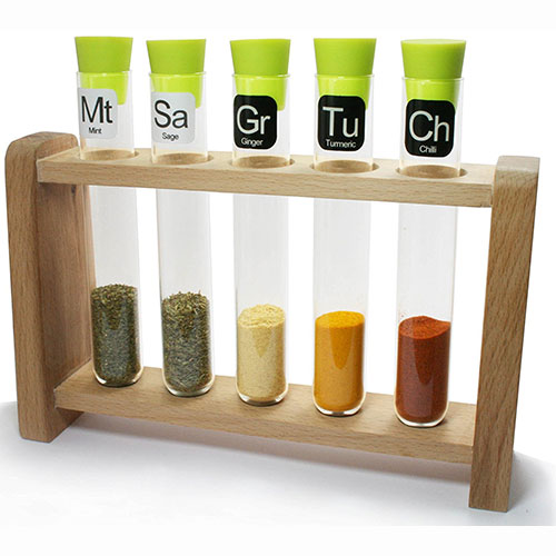 Test Tube Science Chemistry Spice Rack