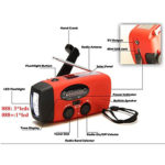 Emergency Hand Crank Flashlight Radio