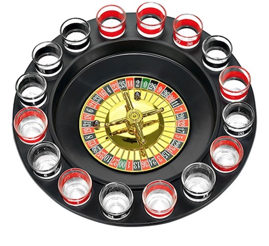 Shot Glass Roulette Drinking Game Set