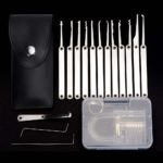 Lock Pick Set with Transparent Practice Pad Lock