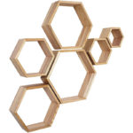 Honeycomb Floating Shelves